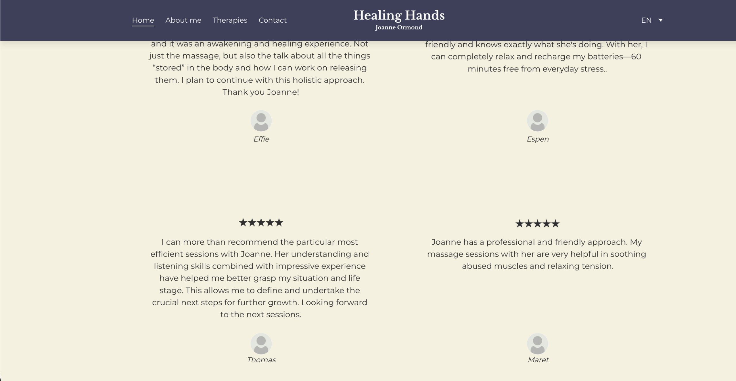 Healing Hands audit reference photo 3