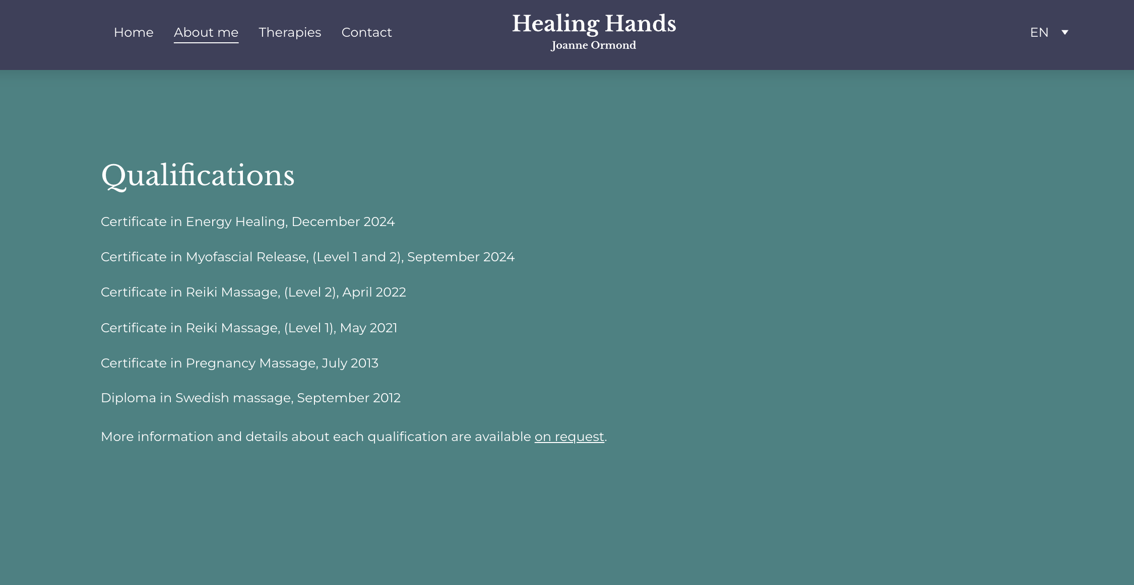 Healing Hands audit reference photo 4